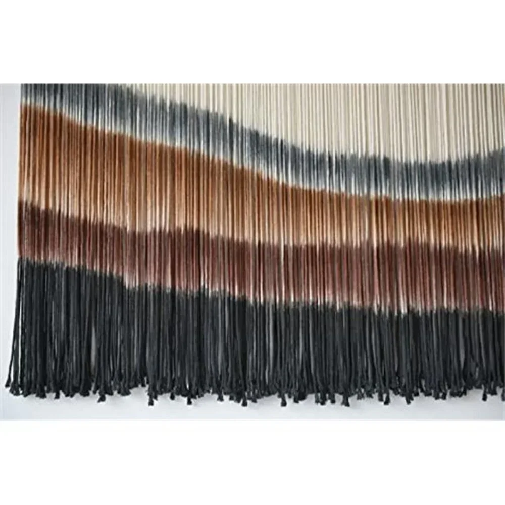 Macrame Wall Hanging Macrame Wall Decor Large-Scale Tie-Dye Tapestry - Picture 7 of 7
